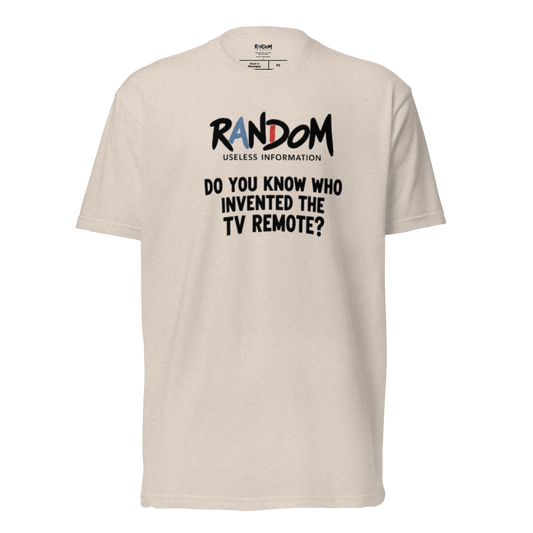 Random 38: Who Invented The... Fitted Tee