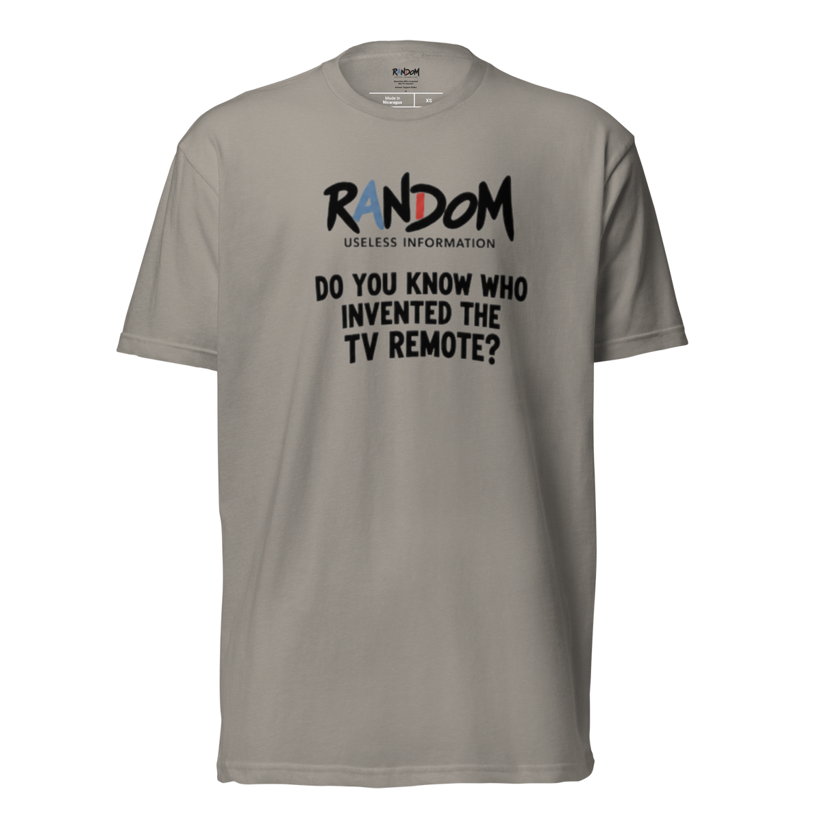 Random 38: Who Invented The... Fitted Tee