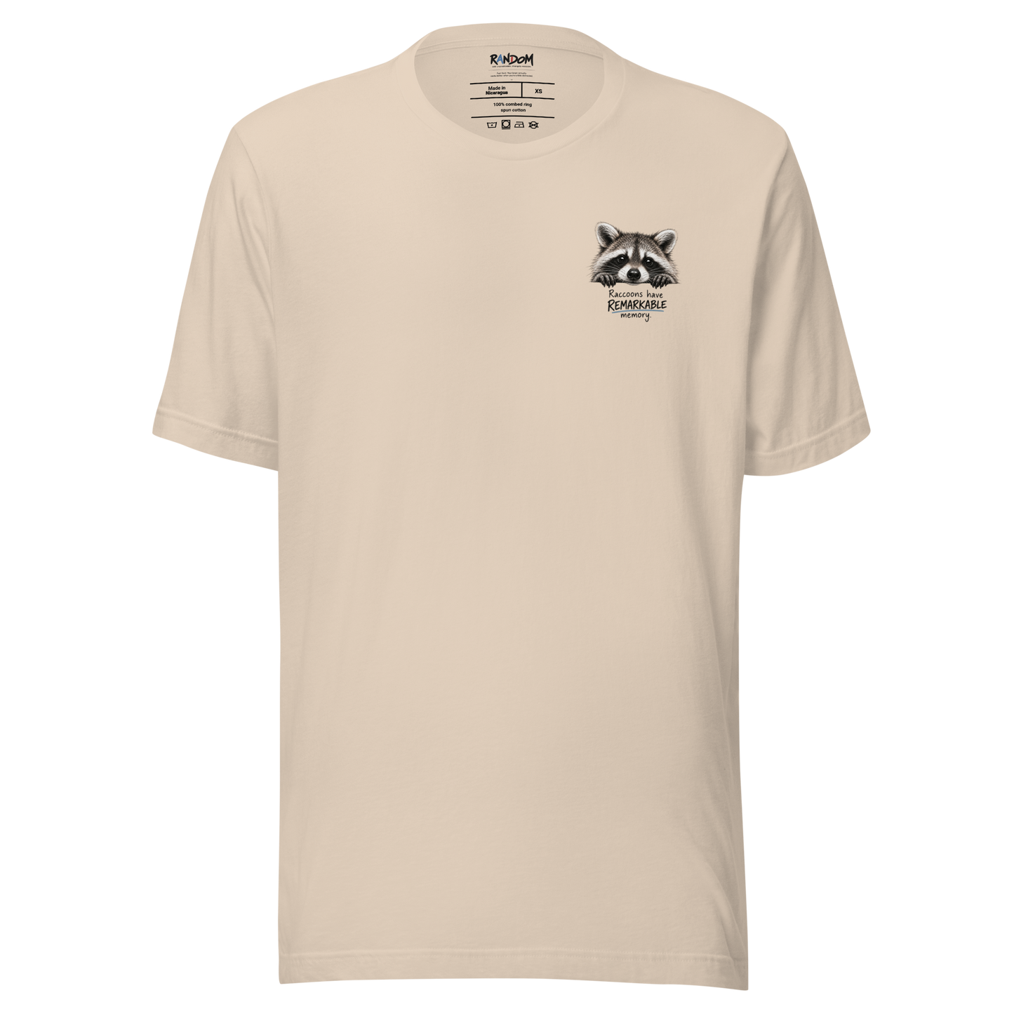 Random 38: Raccoons Remember Fitted Tee