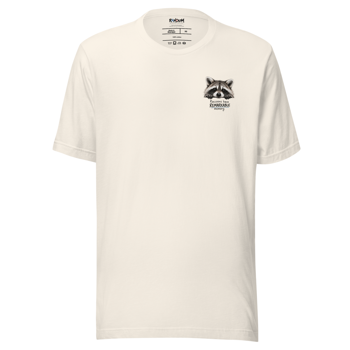 Random 38: Raccoons Remember Fitted Tee